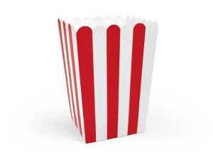 PartyDeco Pudełka na Popcorn  6 szt