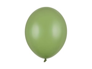 PartyDeco Balony 30 cm  Boho Pastelowe Rosemary Green 100 szt