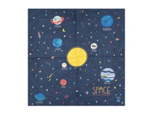 PartyDeco Serwetki KOSMOS 33x33cm 1 op/20 szt