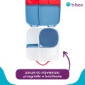 b.box Silikonowy pojemnik z pokrywką do lunchboxa Ocean