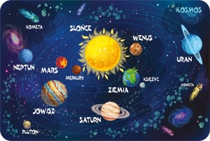 Dywan dla dzieci  100x150 - Kosmos Ultra miękki