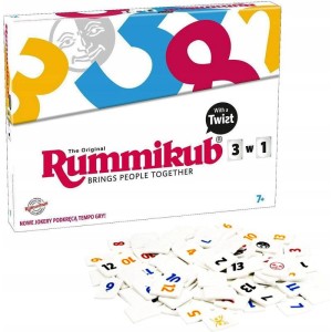 RUMMIKUB 3 w 1 kultowa gra logiczna 