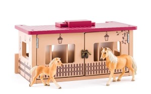 Faunica Drewniana stajnia na 6 stanowisk Palomino