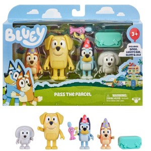 Bluey Zestaw 4 Figurek z Bajki PRZESYŁKA