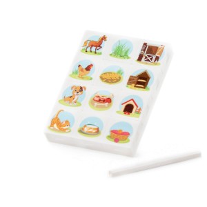 Łamigłówka, układanka logiczna "Skojarzenia. Zwierzaki" (12 elementów) (w opakowaniu) Wader Polesie