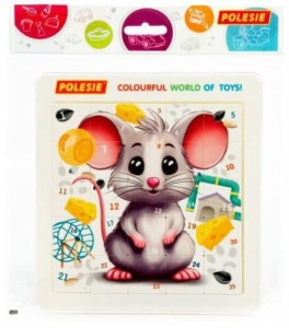 Układanka Łamigłówka Myszka 25el 23142 Wader Polesie