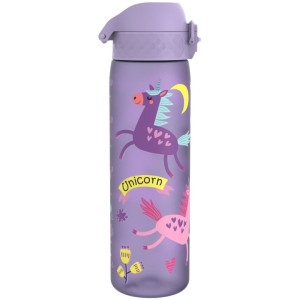 Butelka bidon ION8 500 ml  UNICORNS  - Jednorożce Fiolet