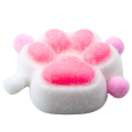 Gniotek Kocia Łapka Zabawka Antystresowa Sensoryczna Sierść Squishy Biała.png
