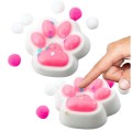 5905991069935  Gniotek Kocia łapka antystresowa Squishy biało-róż.jpg