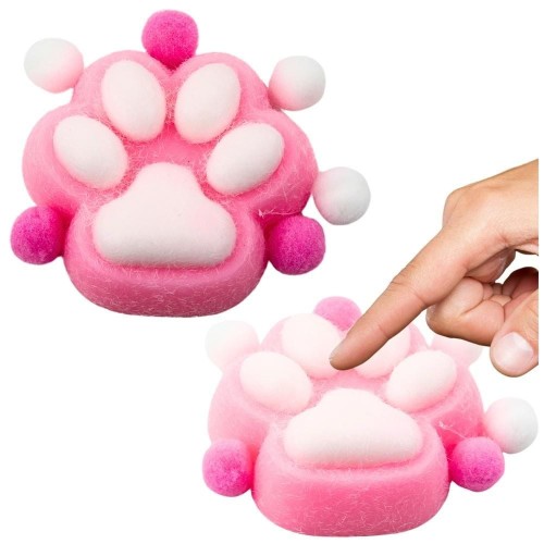 5905991070030 Gniotek Kocia łapka antystresowa Squishy różowy.jpg