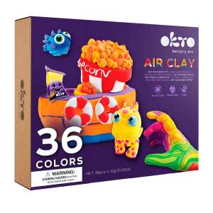 OKTO Zestaw Artystyczny Lekka Plastelina Samoutwardzalna Okulary Potworki 36