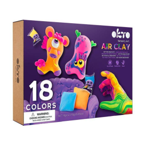 OKTO Zestaw Artystyczny Lekka Plastelina Samoutwardzalna Potworki Okulary 18