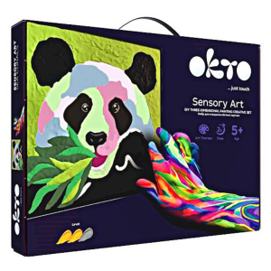 OKTO Zestaw Artystyczny Trójwymiarowy Obraz "PANDA" Malowanie po numerach 