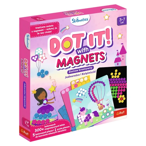 Zestaw kreatywny Skillmatics, Dot It With Magnets  Jednorożce i Księżniczki.webp