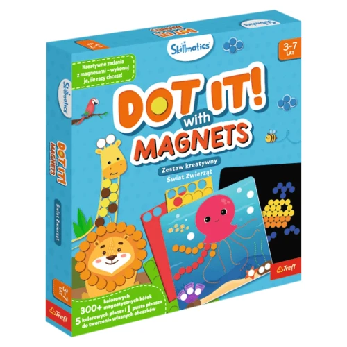 Zestaw kreatywny Skillmatics, Dot It With Magnets Świat Zwierząt.webp