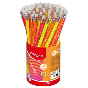Ołówek z gumką Neon HB Maped