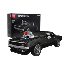 Zestaw Klocków Auto Sportowe Czarne 1439el.