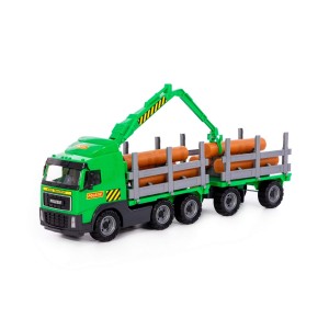 Wader Polesie samochód do przewozu dłużycy z przyczepą