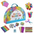 PREZENT NA DZIEŃ DZIECKA ZABAWA Pudełko do rękodzieła tęcza rainbow TRWAŁE.jpg