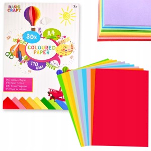 Papier kolorowy rysunkowy 30 arkuszy - Grafix
