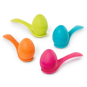 Zestaw do zabawy w WYŚCIGI z JAJKAMI na ŁYŻKACH Egg & Spoon Racers B. Toys