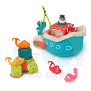 Statek z akcesoriami do kąpieli Fish & Splish B.Toys
