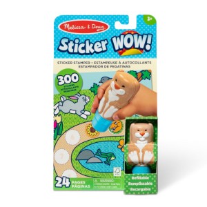 Sticker WOW! Stempelek z naklejkami KRÓLICZEK Melissa & Doug