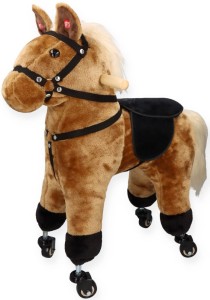 Konik na kółkach Brązowy Adam Toys 