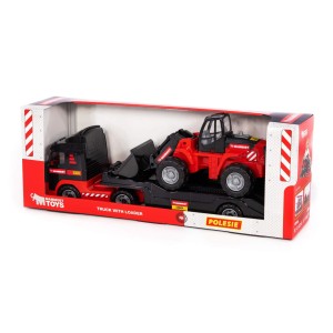 Polesie MAMMOET Samochód-holownik + traktor-ładowarka 