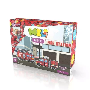 Klocki Meli Minis FIRE Thematic Puzzle 2 w 1 