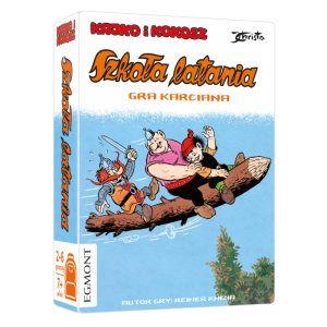 Szkoła Latania Kajko i Kokosz gra karciana Egmont