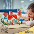LEGO ǀ Disney Domek na plaży Lilo i Stitcha, Zabawka Konstrukcyjna dla Dziecka, dla 9-latka i Starszych Fanów Disneya, Prezent dla Dziewczynki i Chłopca, Zestaw z Filmu z 5 Minifigurkami 43268 1.jpg