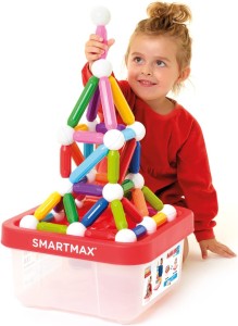 Smart Max Build XXL (70 elementów) – Ogromny zestaw klocków magnetycznych dla inżynierów 1+
