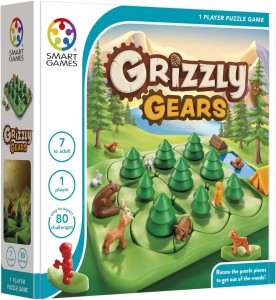 Smart Games Grizzly Gears – NIEDŹWIEDZIE - gra logiczna jednoosobowa