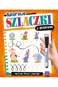 Kolorowe szlaczki z pisakiem. Piszę i zmazuję Od 5 lat