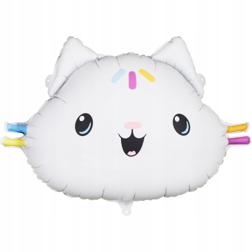 5904555099357 BALON FOLIOWY ŁAKOTEK BIAŁY KOCI DOMEK GABI NA URODZINY NA HEL DUŻY 67CM 5.jpg