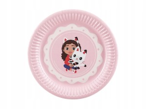 Talerzyki Koci Domek Gabi 18 cm – Urodzinowa zastawa dla małego fana
