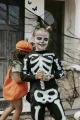 Strój dziecięcy Kościotrup, rozmiar 116-128 cm – kostium, przebranie na Halloween i Bal Przebierańców