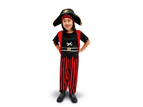 Strój Pirat, rozmiar 96 -116 cm – kostium, przebranie na Halloween i Bal Przebierańców