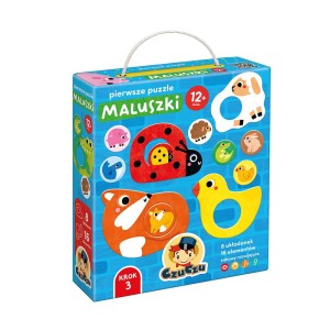 CzuCzu Pierwsze puzzle Maluszki Puzzle dla dzieci 12m+