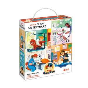 Czu Czu puzzle co robi weterynarz Rozwijamy wiedzę 4+