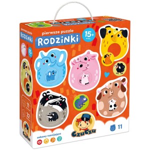 CzuCzu Pierwsze puzzle Rodzinki Puzzle dla dzieci 15m+