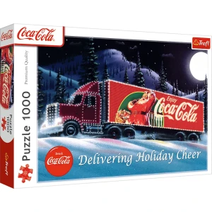 TREFL Puzzle 1000el.  Coca-Cola: Świąteczna Ciężarówka Vintage