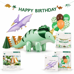PartyDeco Zestaw dekoracji na urodziny party -  Dinozaury