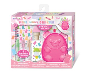Zestaw Kreatywny z mini plecaczkiem Miś Hot Focus