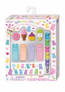 Zakreślacze z nakładkami Misie Żelki Hot Focus