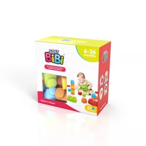 Zestaw klocków Meli SENSORY BLOCKS Soft BiBi dla Maluszków