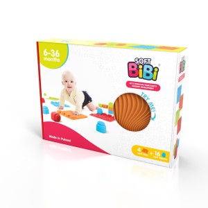 Maty sensoryczne z klockami 20 szt.  SENSORY MATHS Soft BiBi