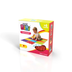 Maty Sensoryczne 12 sztuk SENSORY MATHS Soft BiBi