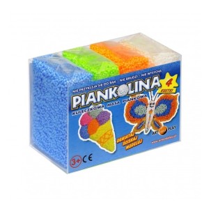 Piankolina 4 kolory niebieska - kuleczkowa masa plastyczna